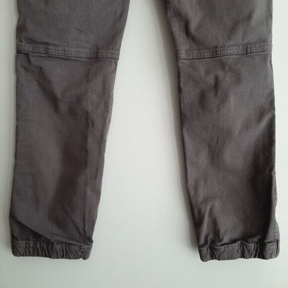 TNA Heroic Pant Aritzia Zipper Bottom Hem Joggers Style Casual Crop Gray Sz 4 - Picture 11 of 15